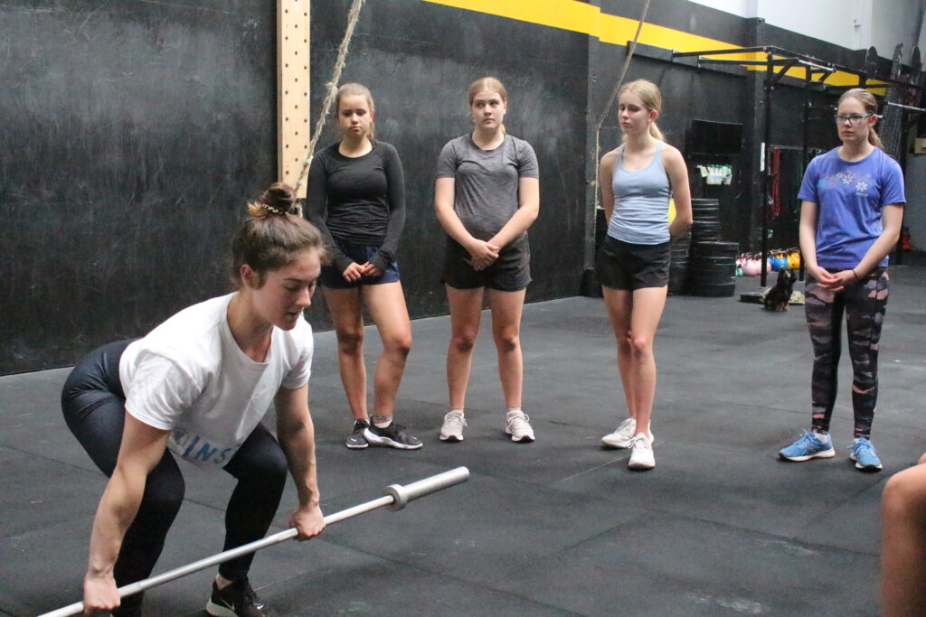 Indoor training floor at Instinct Fitness 210 Thorndon Quay